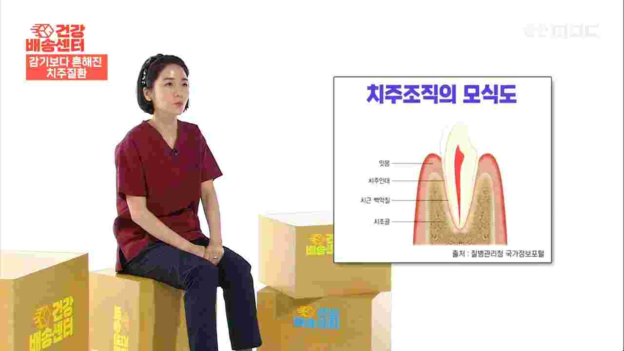 울산치과에서 제공하는 치주염 관리와 임플란트 상담 치주에 대한 모습을 울산 치주과 전문의 드림연합치과 이신화 원장 mbc 인터뷰