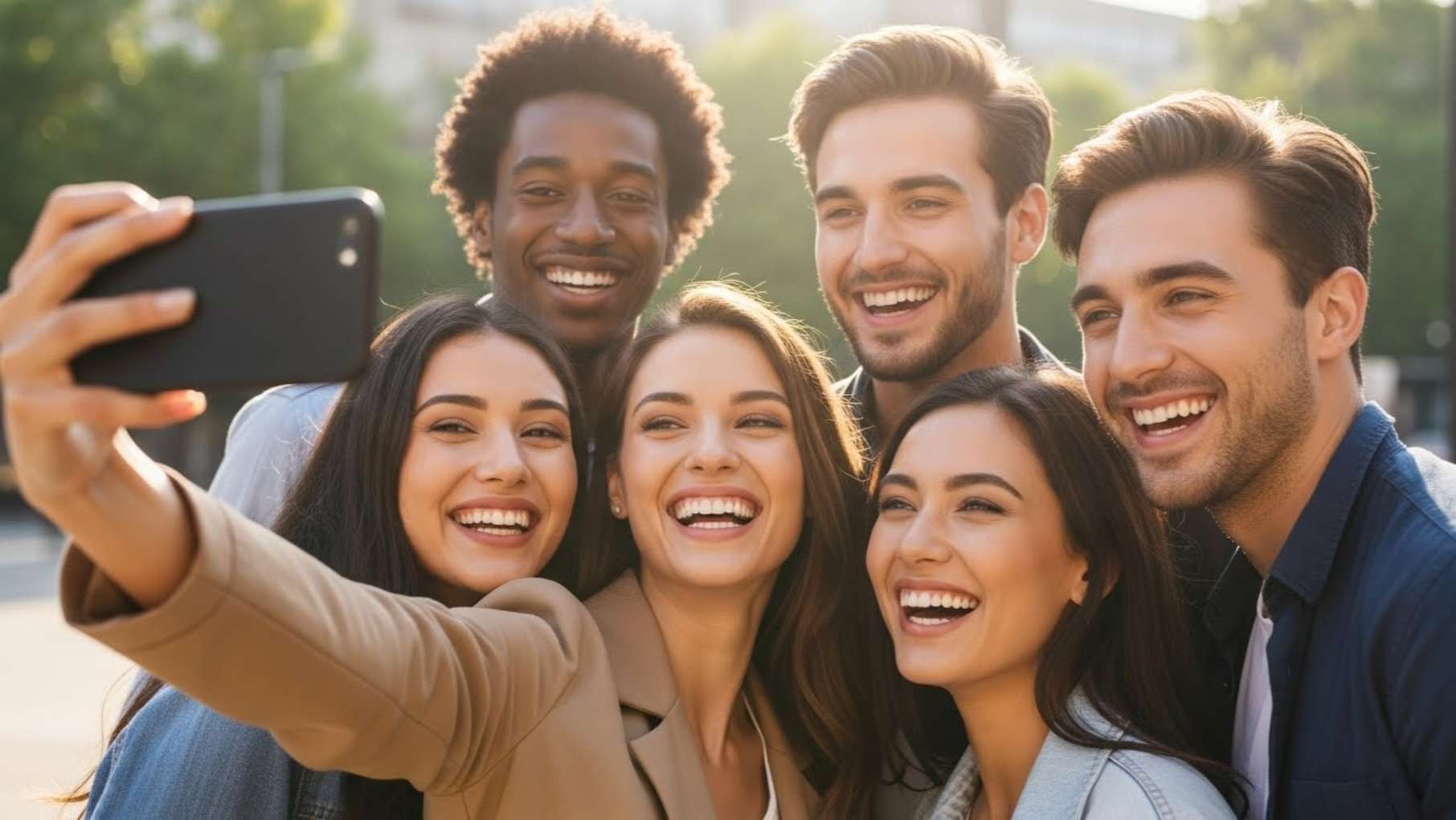 울산 드림연합치과 교정 치료 후 자신감 있게 웃는 환자들의 모습