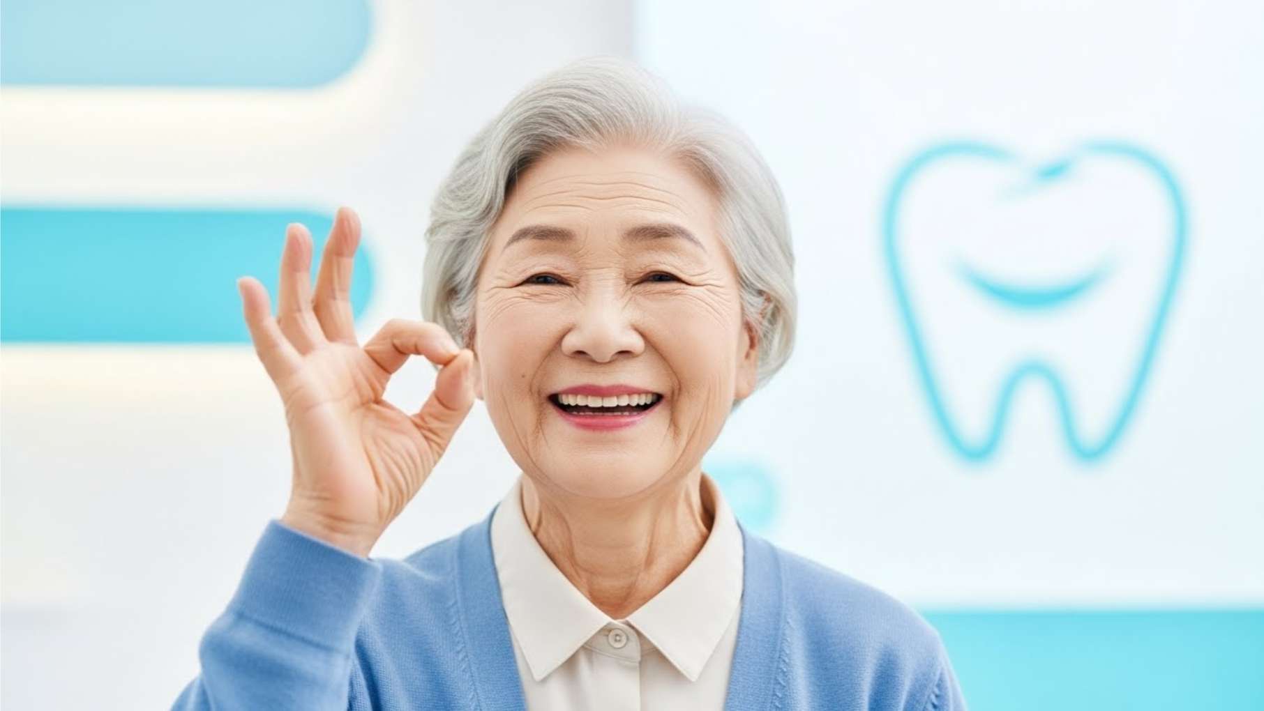 임플란트와 틀니13 만 65세 이상 임플란트 및 틀니 건강보험 혜택을 안내받는 어르신