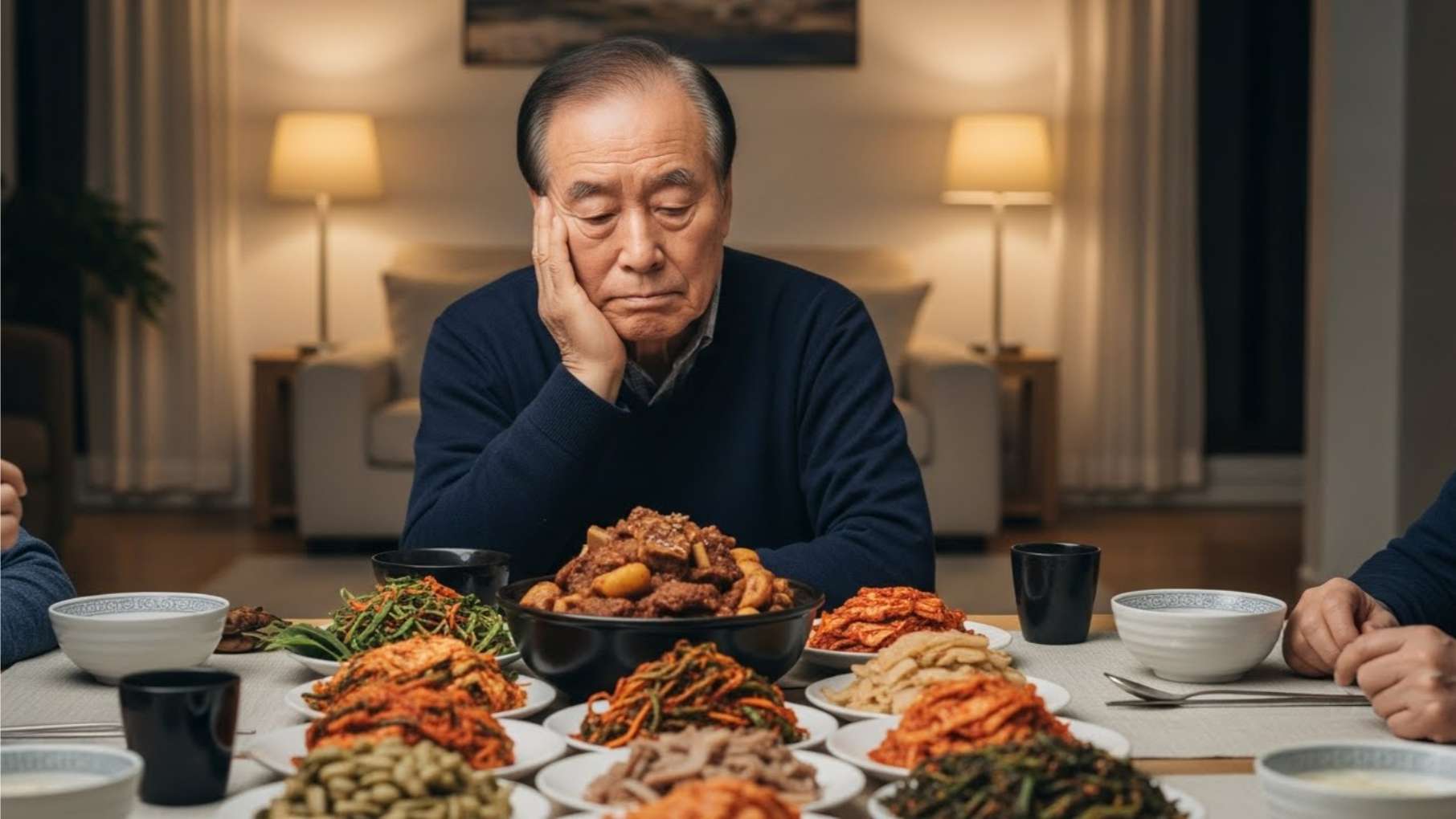 임플란트와 틀니2 명절 가족 식사 자리에서 치통과 불편한 틀니로 식사를 못 하시는 아버지