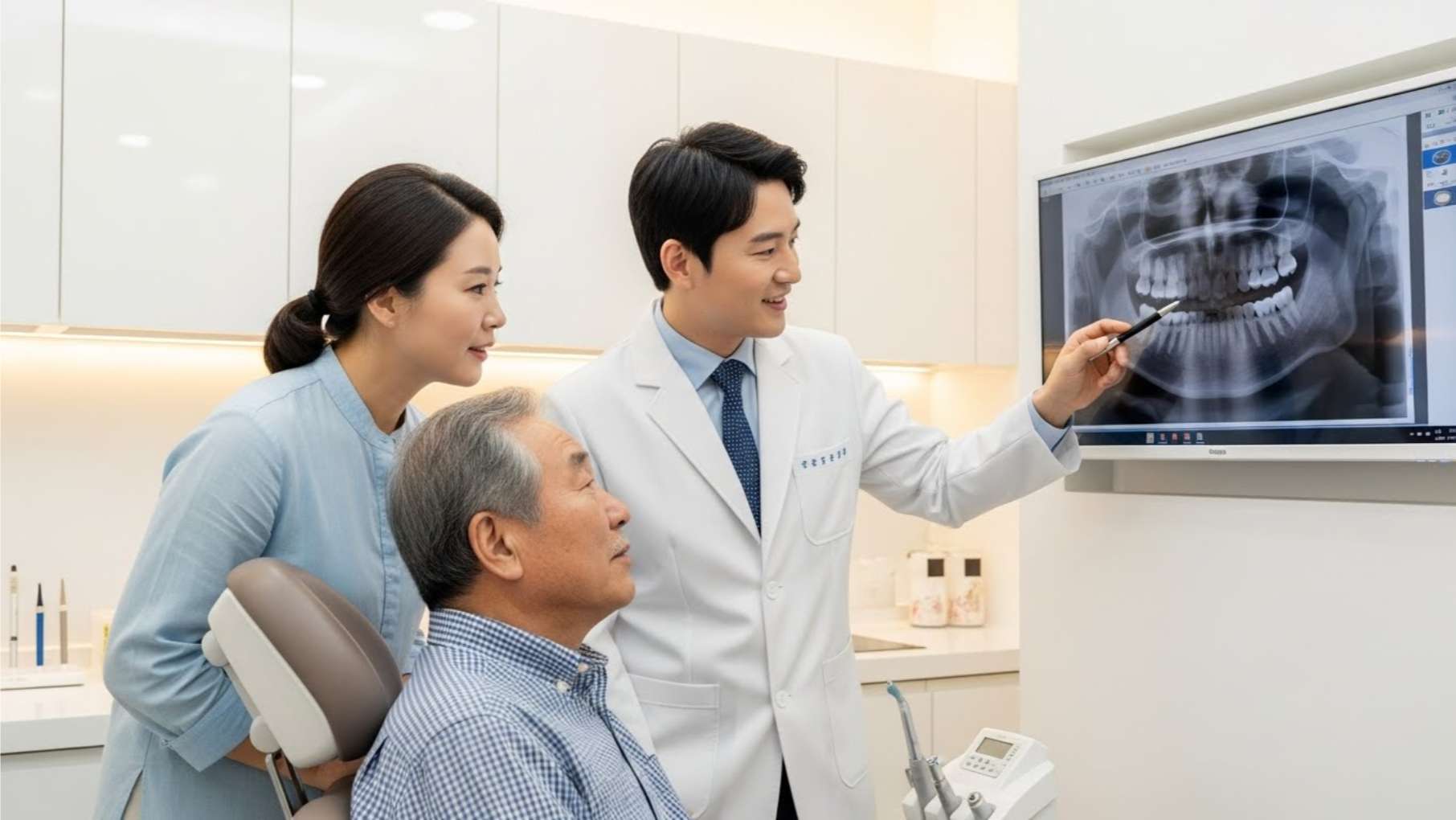 임플란트와 틀니6 만 65세 이상 임플란트 및 틀니 건강보험 혜택을 안내받는 어르신