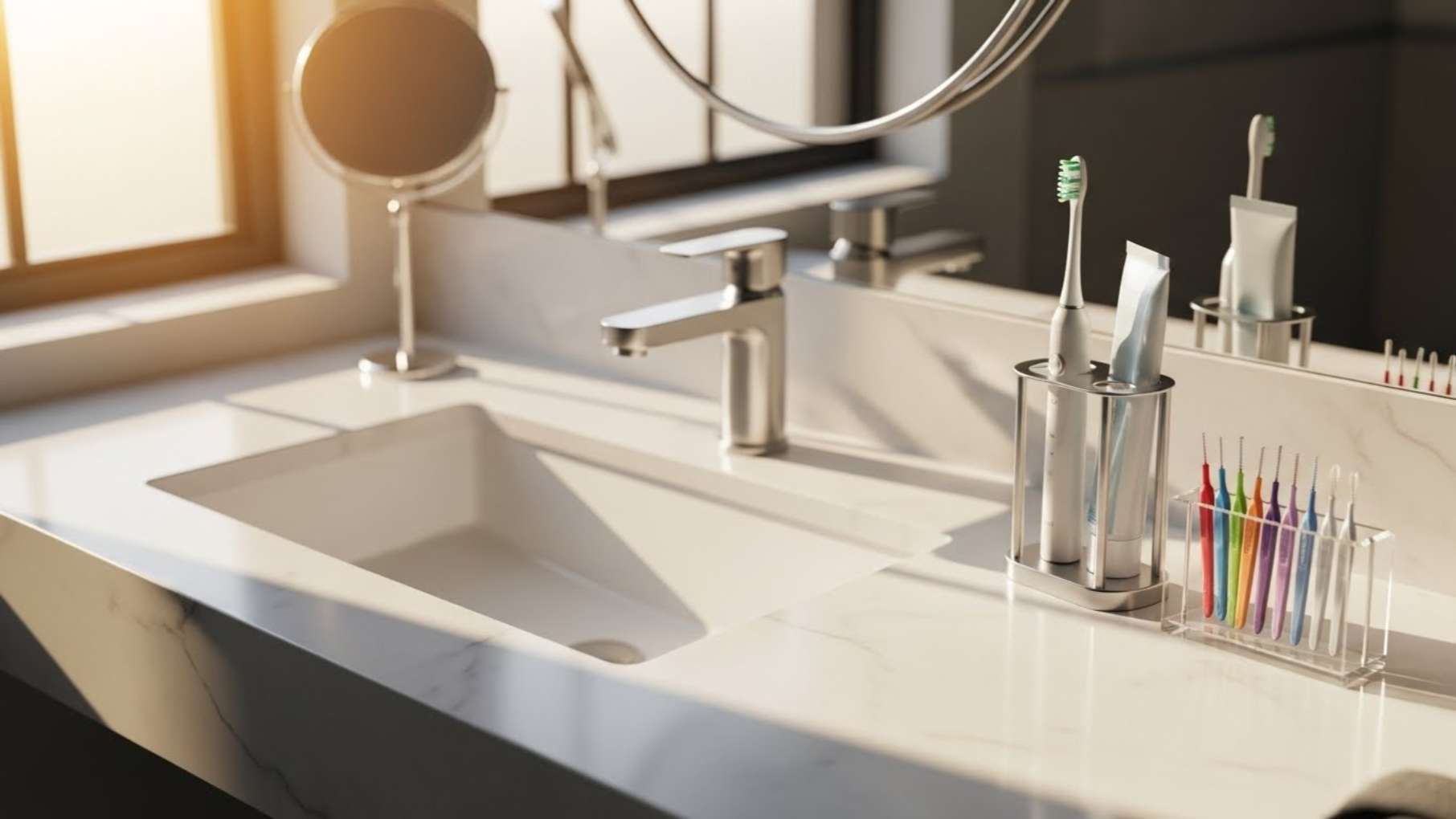 치간칫솔9 욕실 인테리어와 구강용품 보관, 매일 실천하는 치아 관리 습관