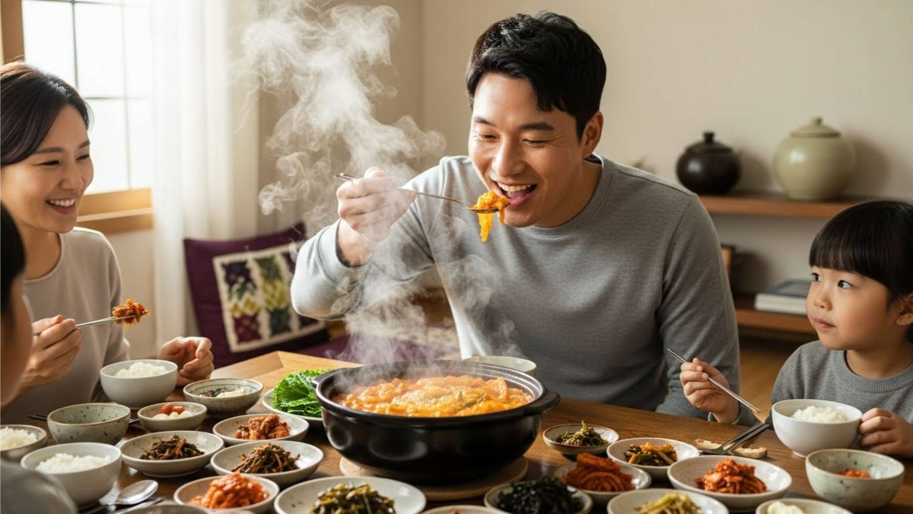 구내염11 구내염 치료 후 통증 없이 뜨겁고 매운 음식도 잘 먹는 환자의 모습