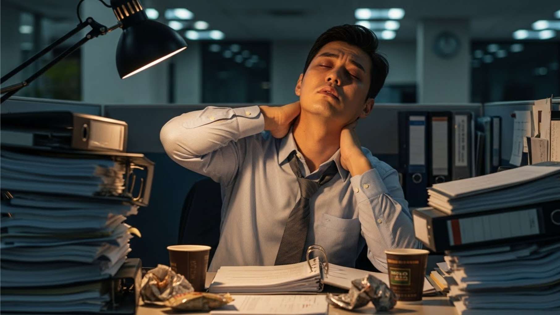 구내염4 연말연시 과로와 스트레스로 면역력이 저하되어 입병이 생긴 직장인