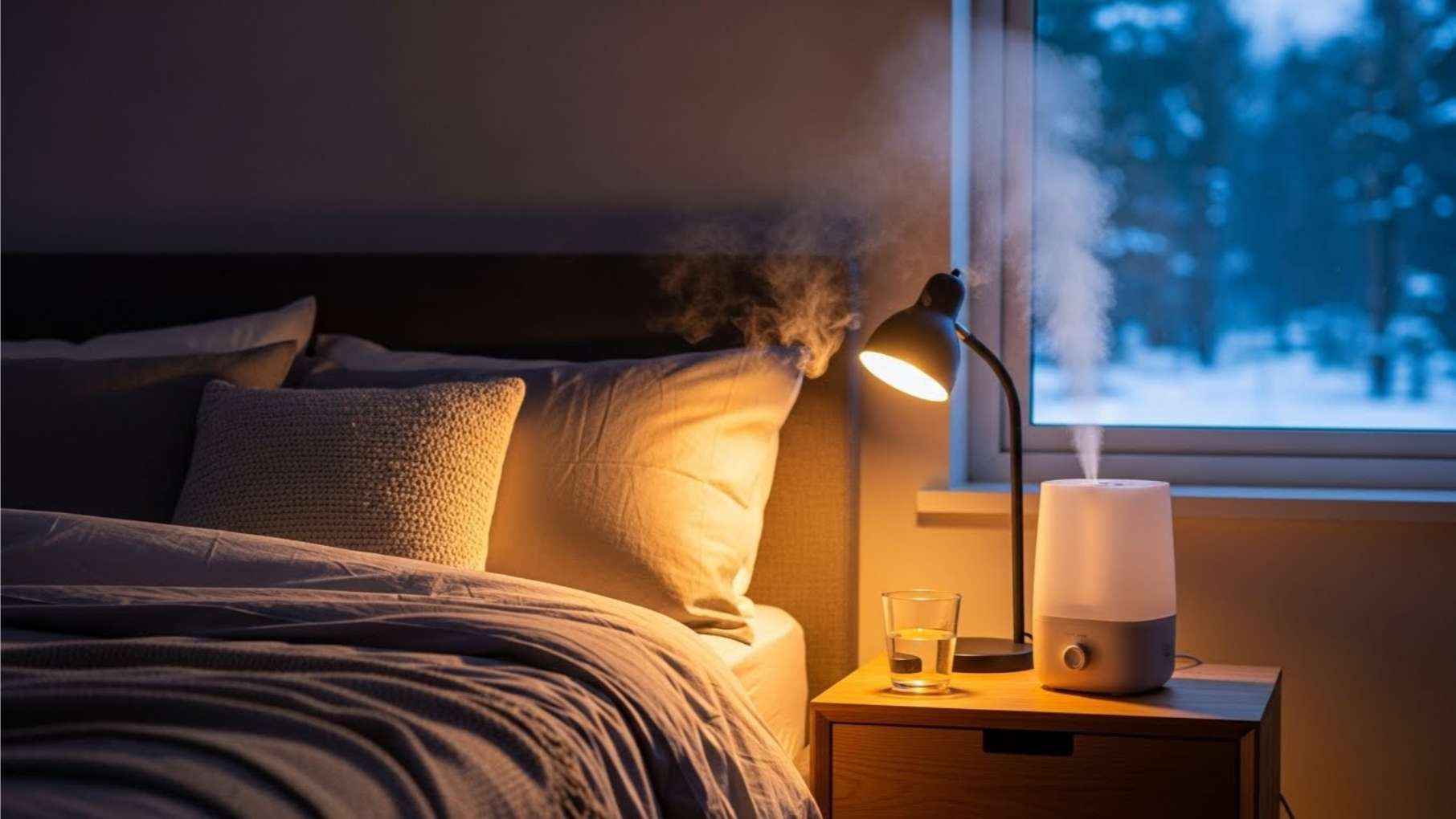 울철 구호흡 예방을 위한 가습기 사용과 실내 습도 조절