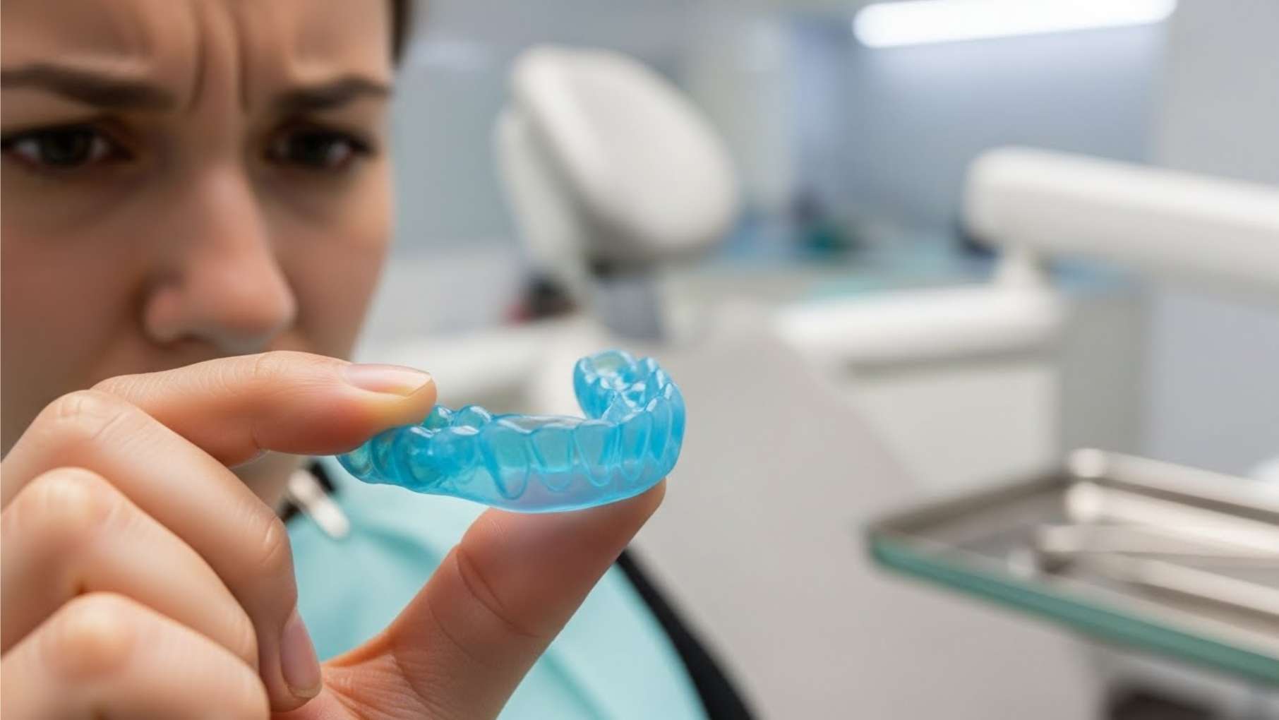 인터넷에서 구매한 저가형 셀프 마우스피스의 부작용 경고