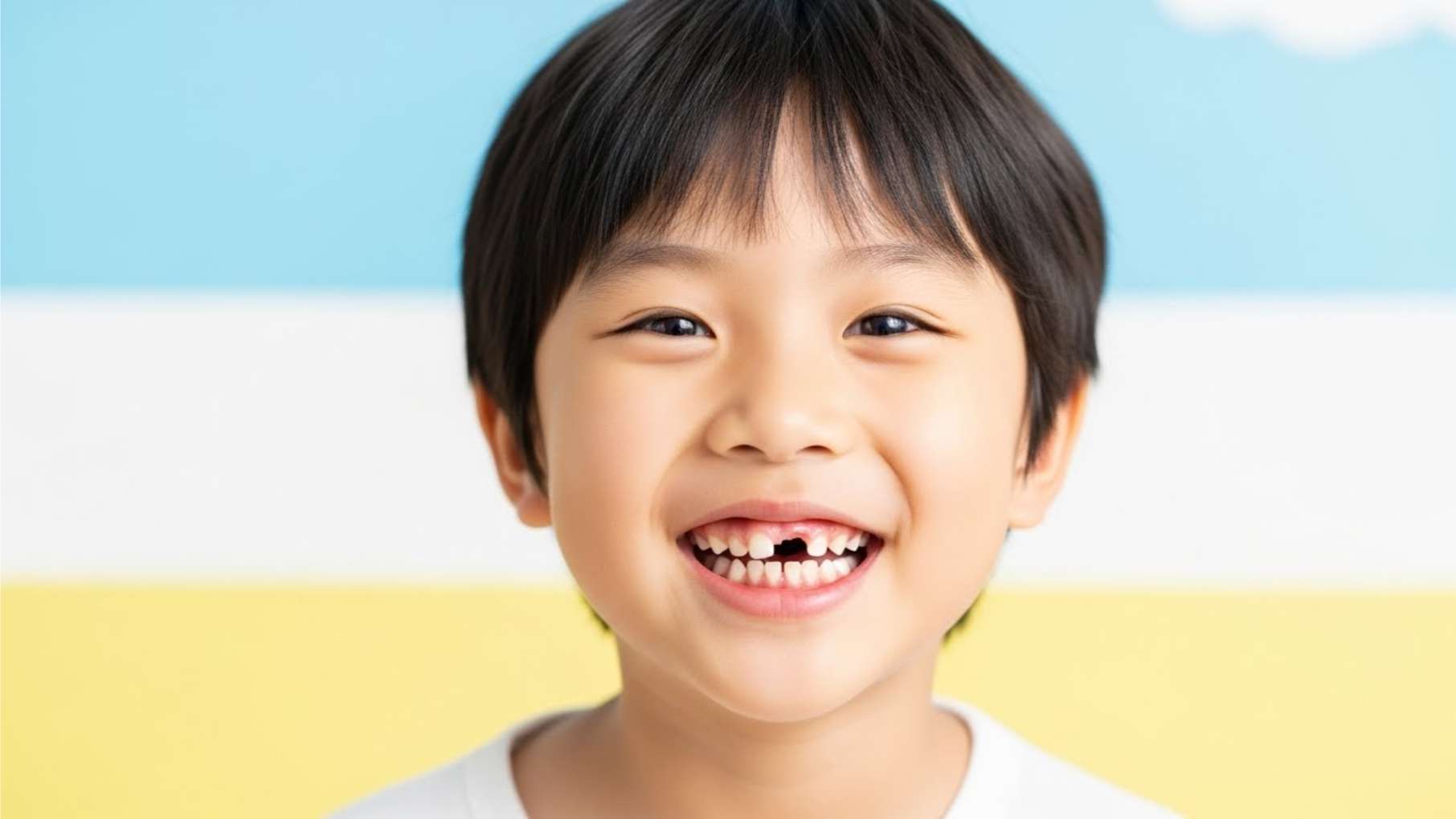 잇몸 치료 후 건강하고 밝게 웃는 울산 어린이 환자