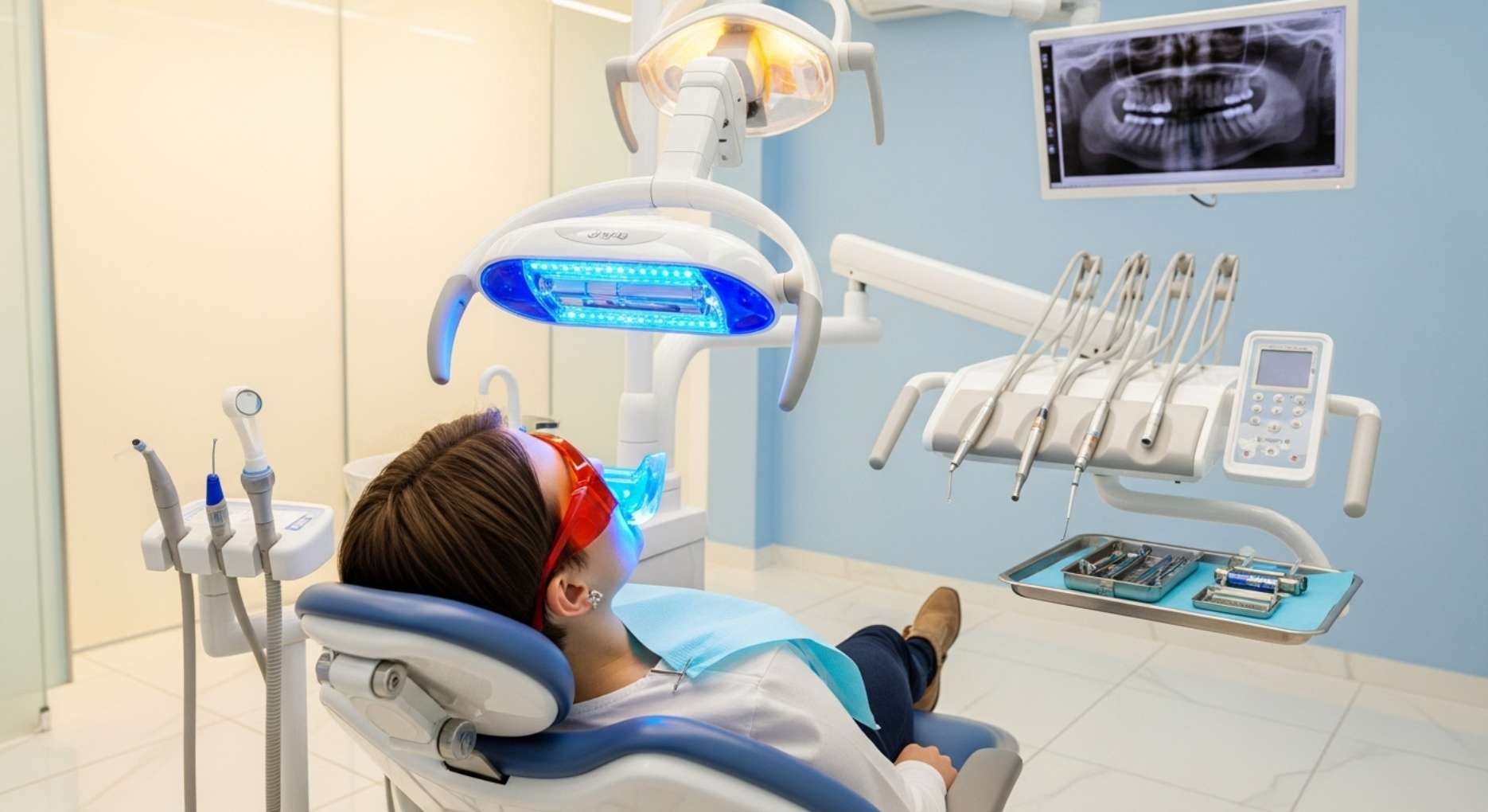 치과미백vs자가미백1 울산 드림연합치과에서 안전하게 진행되는 전문가 치아 미백 시술 과정