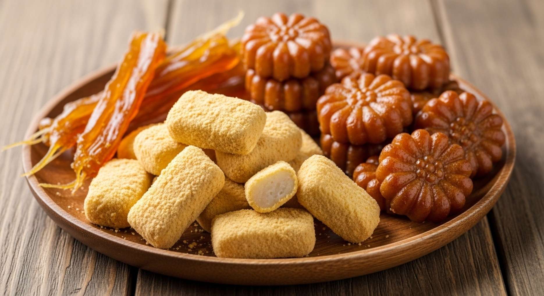 임플란트 구멍 메움재 탈락의 주원인인 떡, 엿, 약과 등 끈적한 간식 사진