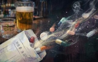 약효가 떨어지는 것을 시각적으로 표현