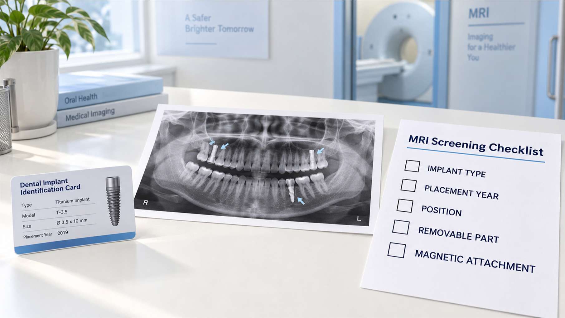 임플란트 MRI4 MRI 검사 전에 확인할 임플란트 종류와 식립 시기 및 보철물 정보